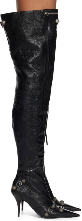 Balenciaga Black Cagole Boots - Picture 5