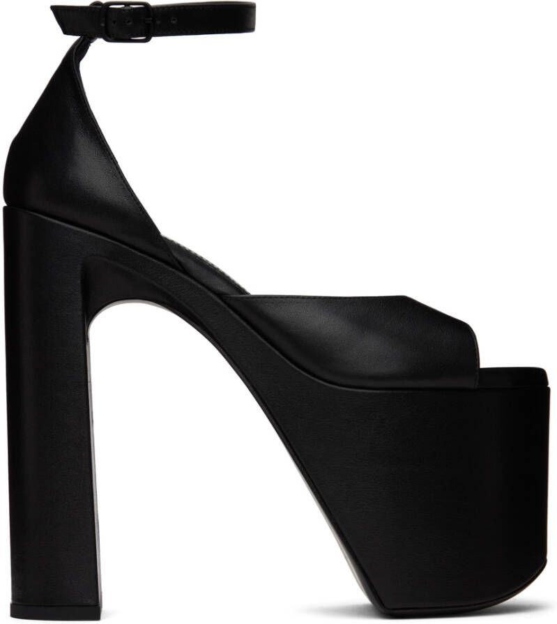 Balenciaga Black Camden 160 Heeled Sandals - Picture 5