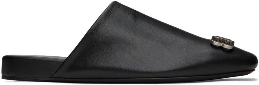 Balenciaga Black Cosy BB Loafers - Picture 5