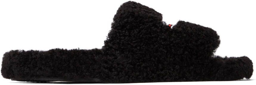 Balenciaga Black Furry Campaign Slides - Picture 5