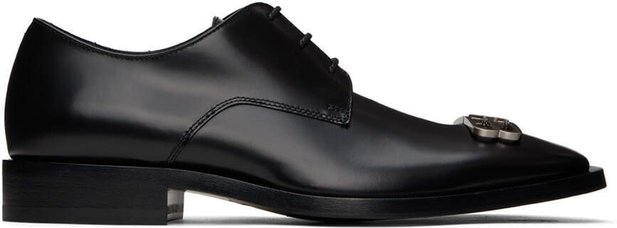 Balenciaga Black Leather Derbys - Picture 5