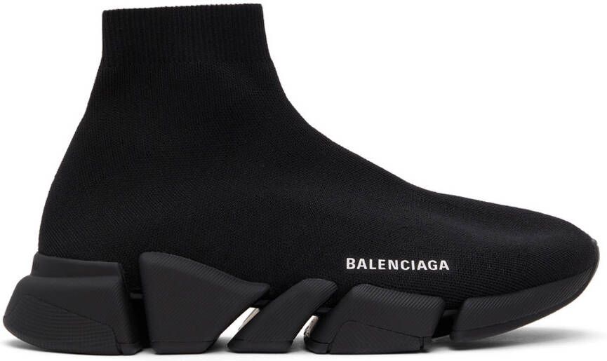 Balenciaga Black Speed 2.0 Sneakers - Picture 5