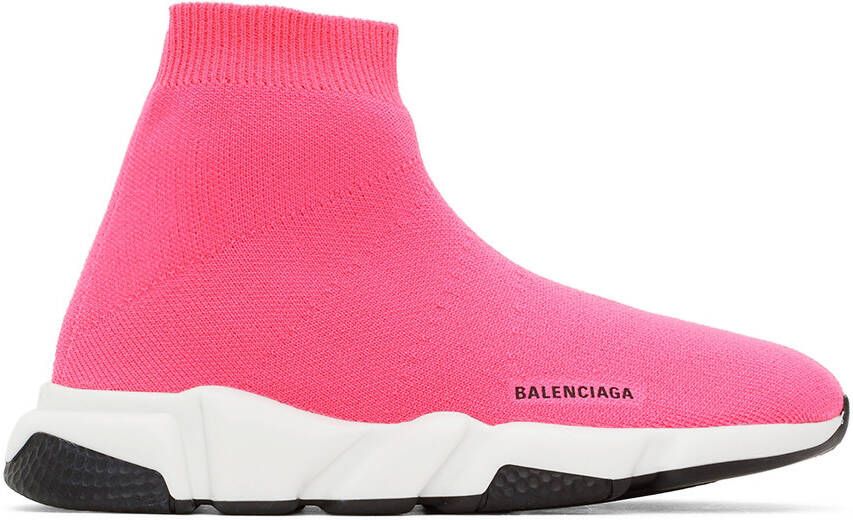 Balenciaga Kids Pink Speed Sneakers - Picture 5