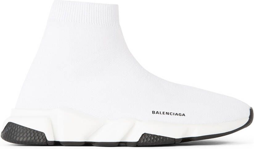 Balenciaga Kids White Speed Sneakers - Picture 5