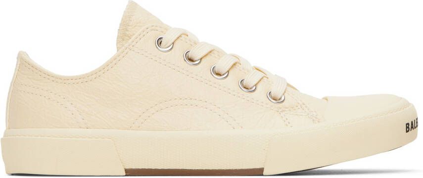 Balenciaga Off-White Paris Low Top Sneakers - Picture 5