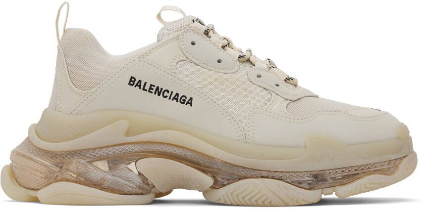 Balenciaga Off-White Triple S Sneakers - Picture 5