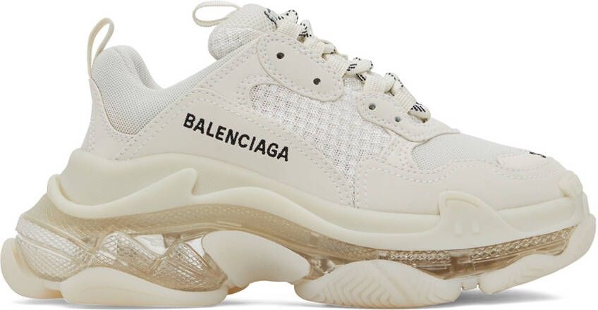 Balenciaga Off-White Triple S Sneakers - Picture 5