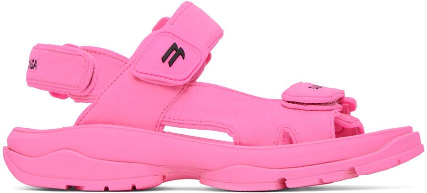 Balenciaga Pink Tourist Sandals