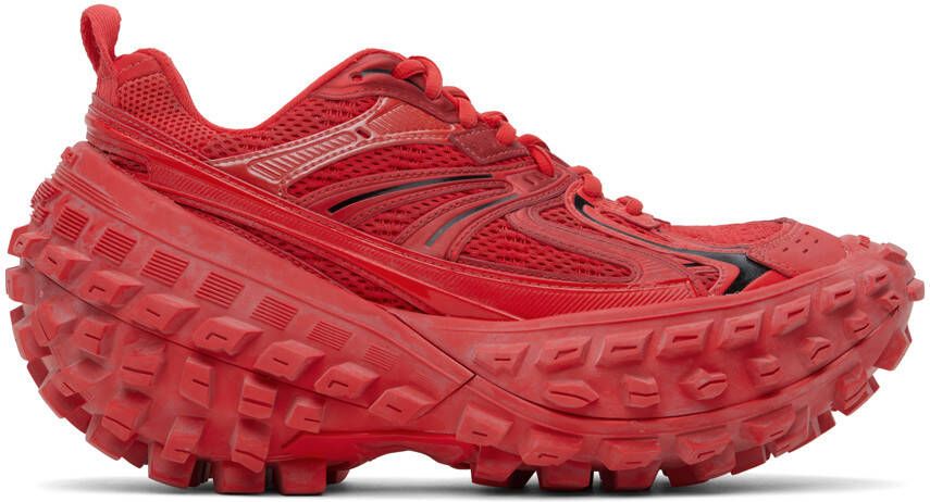 Balenciaga Red Bouncer Sneakers - Picture 5
