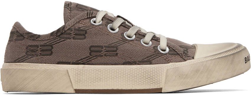 Balenciaga Taupe Paris Sneakers