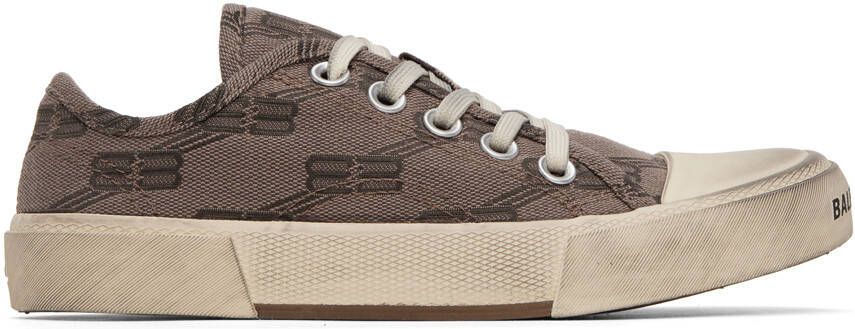 Balenciaga Taupe Paris Sneakers
