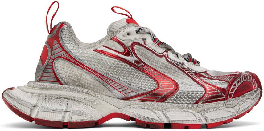 Balenciaga White & Red 3XL Sneakers - Picture 5