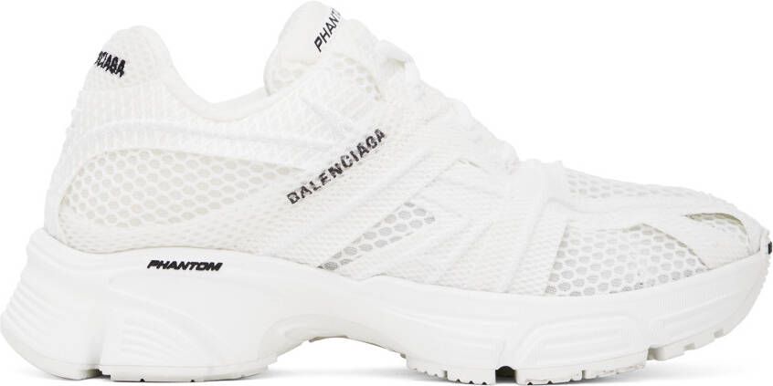 Balenciaga White Phantom Sneakers - Picture 5