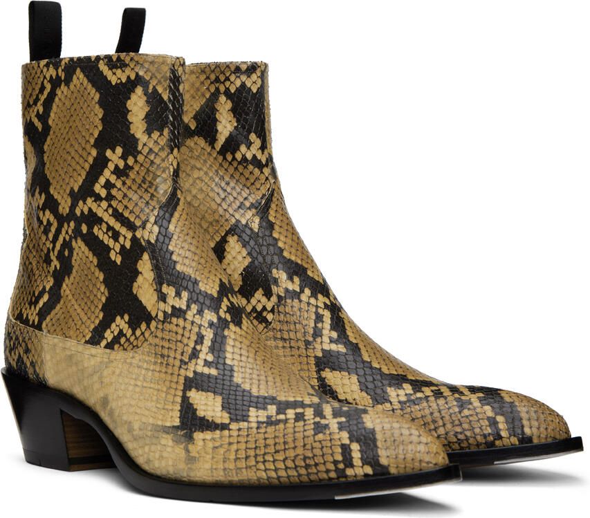 Bally Black & Tan Gaiman Boots