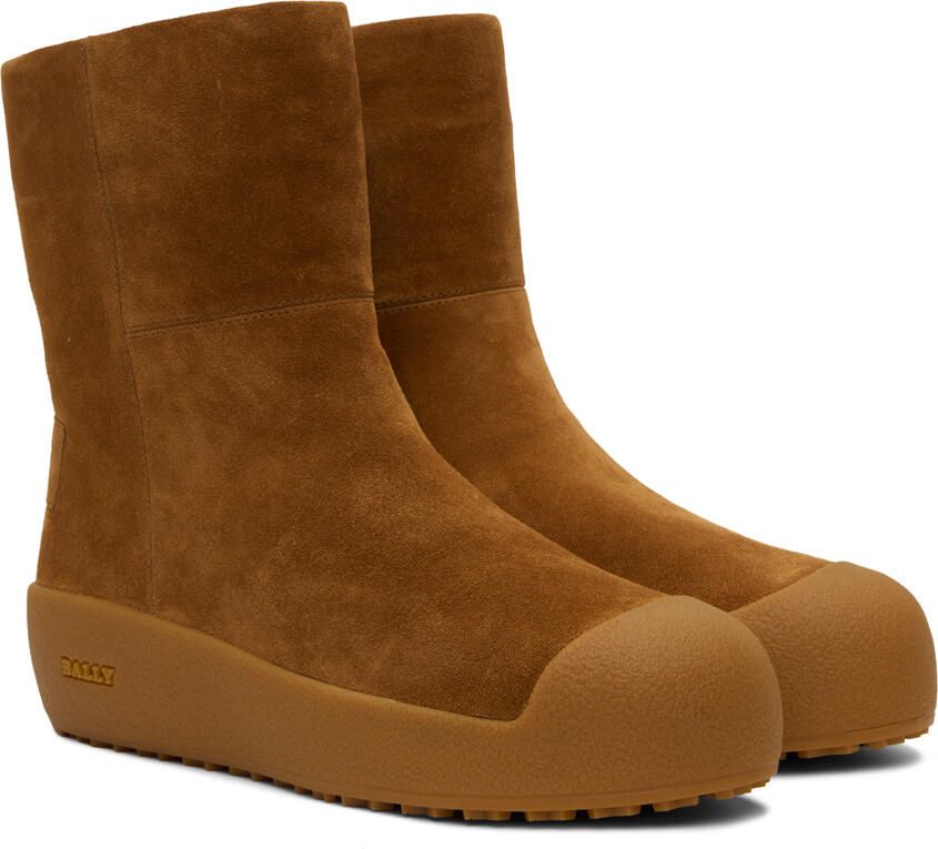 Bally Tan Gstaad Suede Boots