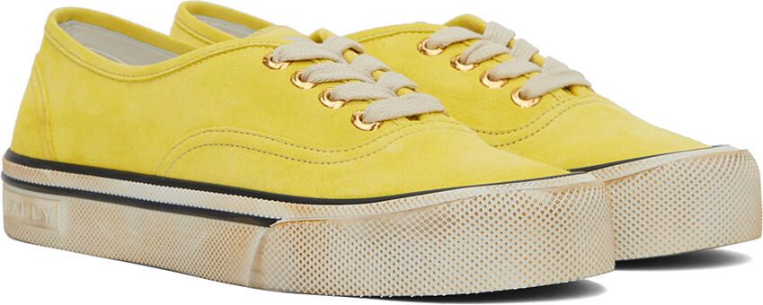 Bally Yellow Lyder Sneakers - Picture 2
