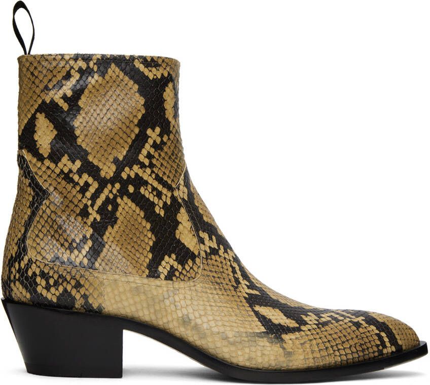 Bally Black & Tan Gaiman Boots - Picture 5