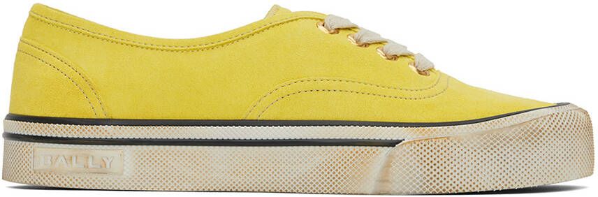 Bally Yellow Lyder Sneakers - Picture 5