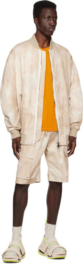 Balmain Beige & Gray B-Bold Sneakers - Picture 4