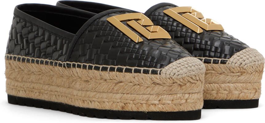 Balmain Black Alex Espadrilles - Picture 2