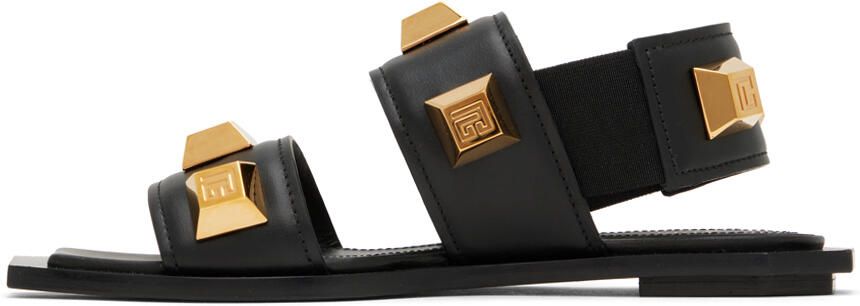 Balmain Black Ana Sandals - Picture 3