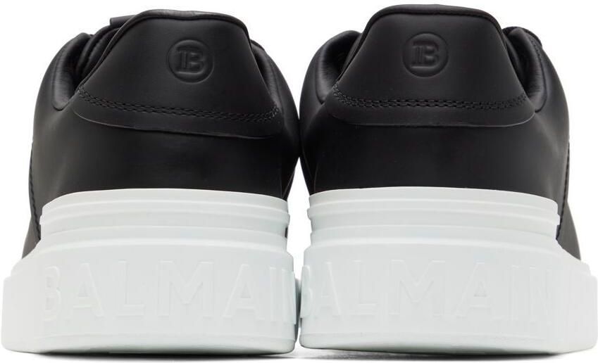 Balmain Black & White B-Court Sneakers