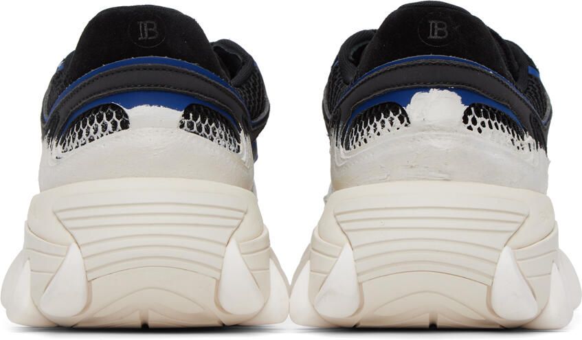 Balmain Black & White B-East Sneakers