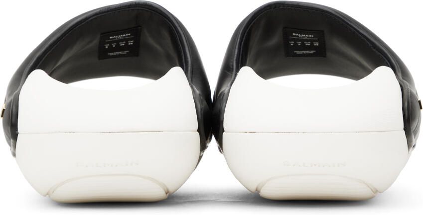 Balmain Black & White B-IT Sandals - Picture 5