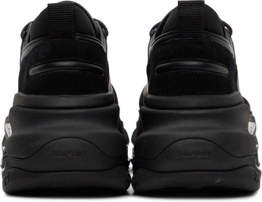 Balmain Black B-Bold Low-Top Sneakers