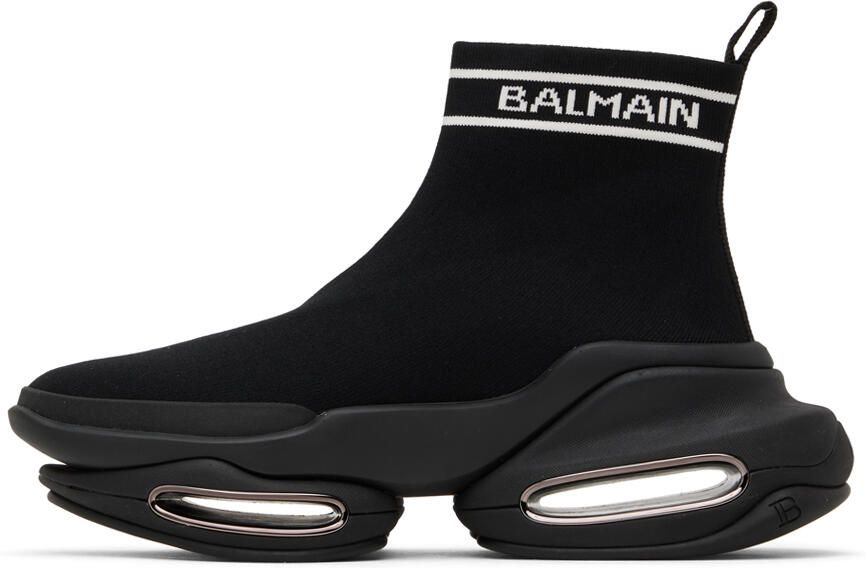 Balmain Black B-Bold Sneakers - Picture 3