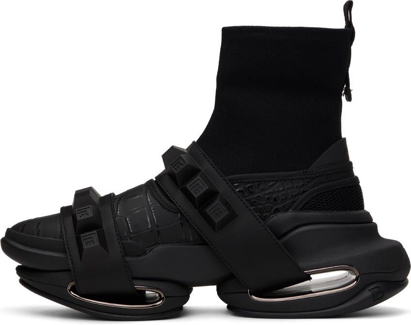 Balmain Black B-Bold Sneakers - Picture 3