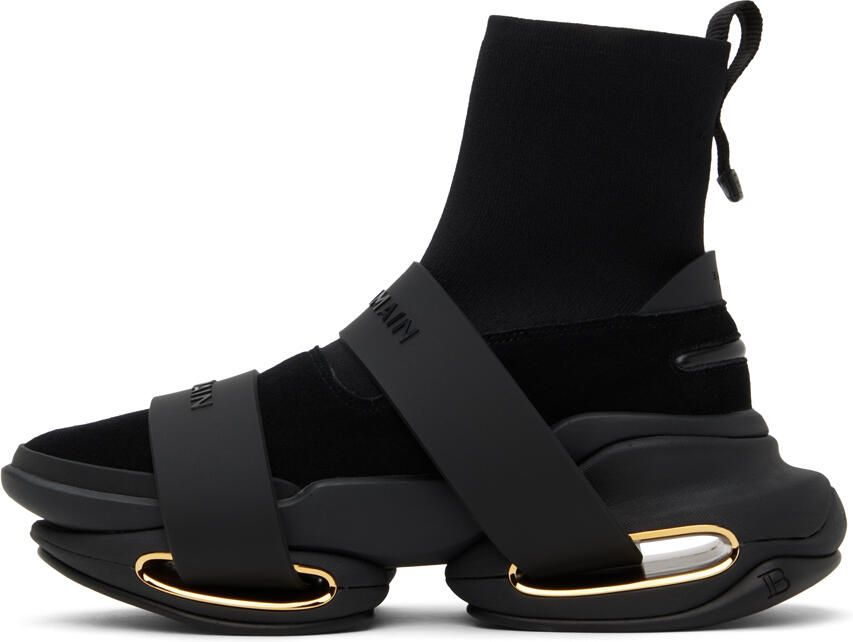 Balmain Black B-Bold Sneakers - Picture 3