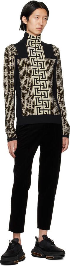 Balmain Black B-Bold Sneakers - Picture 4