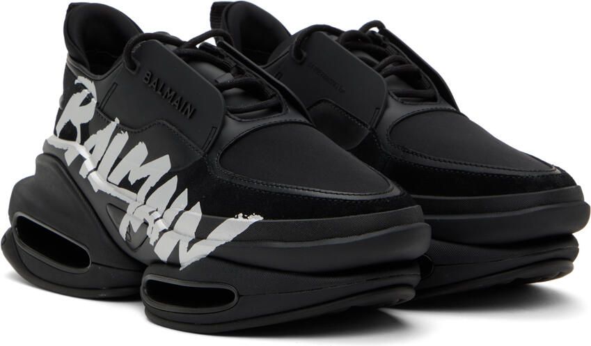 Balmain Black B-Bold Sneakers - Picture 2