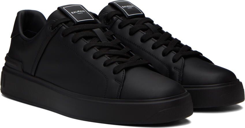 Balmain Black B-Court Sneakers - Picture 2