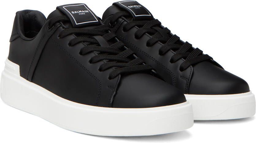 Balmain Black B-Court Sneakers - Picture 2