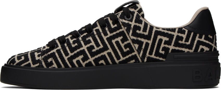 Balmain Black B-Court Sneakers - Picture 3