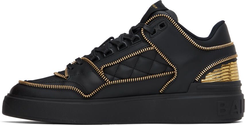 Balmain Black B-Court Sneakers - Picture 3