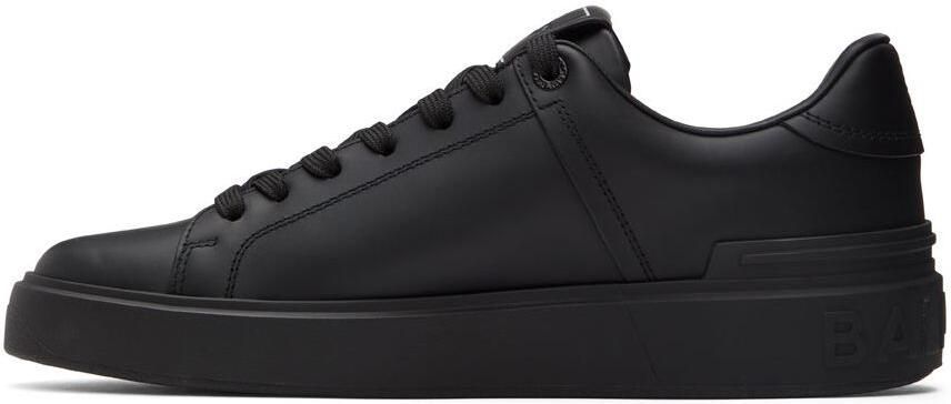 Balmain Black B-Court Sneakrs - Picture 2