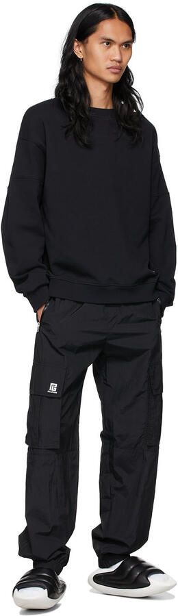 Balmain Black Puffy B-IT Sandals - Picture 4