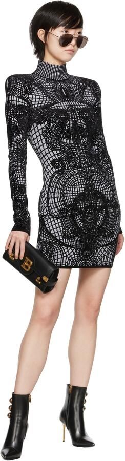 Balmain Black Roni Ankle Boots - Picture 4