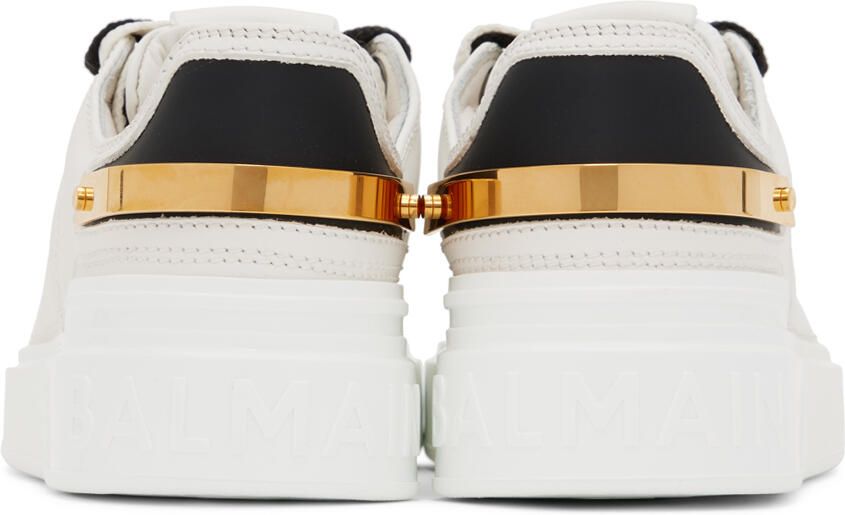 Balmain Off-White B-Court Sneakers