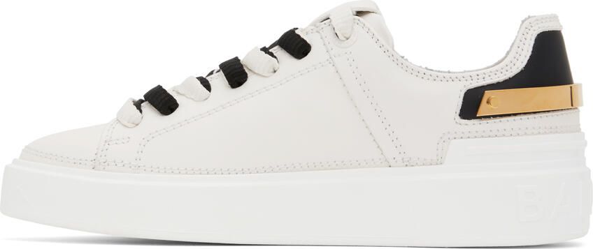 Balmain Off-White B-Court Sneakers - Picture 3