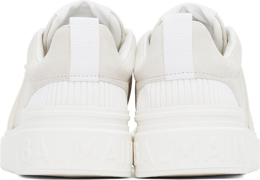 Balmain Off-White B-Skate Sneakers