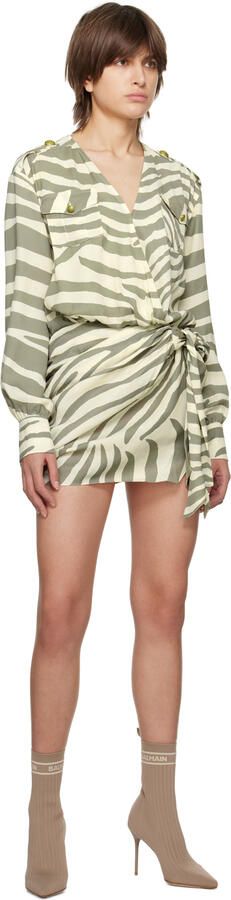 Balmain 95mm Skye ankle boots Brown - Picture 4