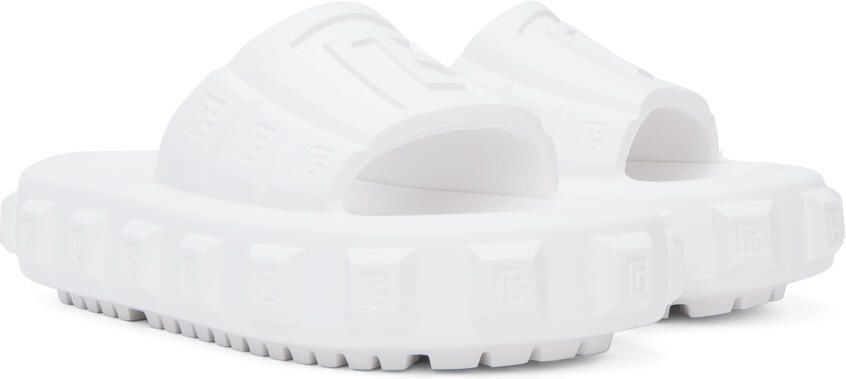 Balmain White Ari Sandals - Picture 2