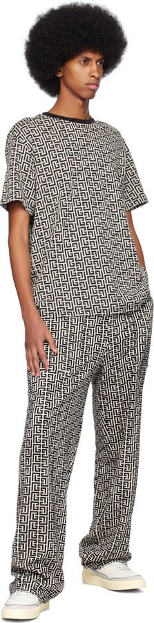 Balmain White B-Court Sneakers - Picture 4