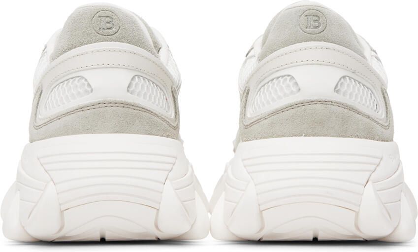 Balmain White B-East Sneakers