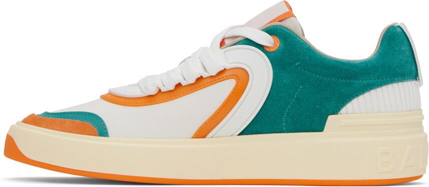 Balmain White B-Skate Sneakers - Picture 3