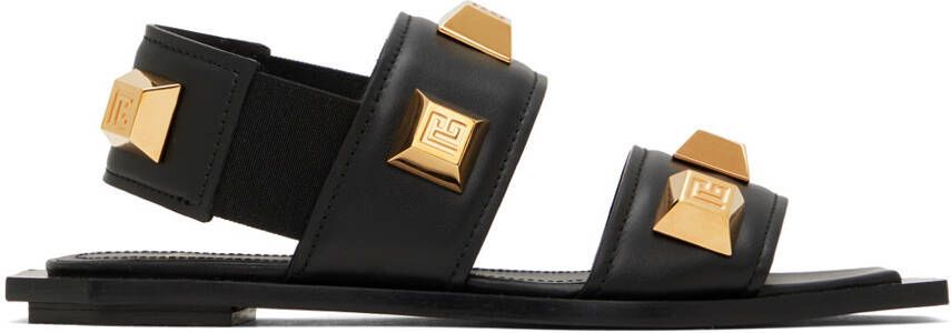 Balmain Black Ana Sandals - Picture 4